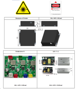 OPT Módulo láser RGB de 4W de alta calidad Precio de fábrica Luces de escenario con fuente de alimentación Controlador digital para sistema de espectáculo láser - Product Image 5