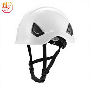 خوذة أمان احترافية معتمدة وفقًا لمعيار ANSI Z89.1، مصنوعة من البلاستيك ABS مع شعار مخصص ونظام مضاد للانزلاق - Product Image 1