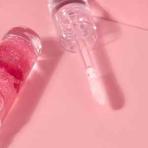 Criar Logotipo SPF Fruit Flavor Lip Oil Melhor Fique Colorido Grande Escova Transfer Proof Lip Gloss com Rose Petals - Product Image 6