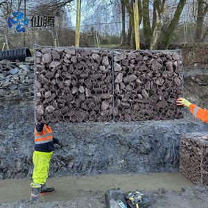 Bán nóng bán buôn PVC tráng nhúng nóng mạ kẽm lục giác dệt rọ đá và gabion giỏ - Product Image 2
