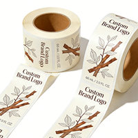 Rouleau d'Étiquettes Adhésives Papier Personnalisées Logo Privé pour Maquillage Parfum – Grande Vente Emballage