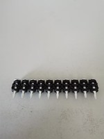 Clous à béton industriels en acier de qualité supérieure BX3 à double tête, tige lisse, finition polie, diamètre de la tête 6 mm