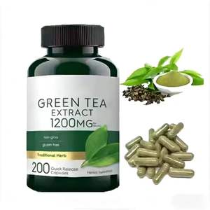 कार्बनिक माचा एग ग्रीन टी निकालने कैप्सूल-वयस्क वसा बर्नर और पाचन स्वास्थ्य सहायता हर्बल सप्लीमेंट - Product Image 1