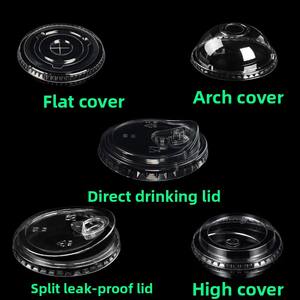 ถ้วยใส่ชาและกาแฟแบบใช้แล้วทิ้งถ้วยใส่น้ำ<span class=keywords><strong>ชา</strong></span>นมทำจากพลาสติกขนาด90นิ้วถ้วยดื่มน้ำเย็นพร้อมฝาปิดถ้วยชามะนาวทำมือ - Product Image 3