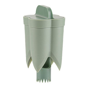 Descorazonador de Pimientos 2 en 1, Verde, ABS, Herramienta Pequeña para Frutas y Verduras, Uso Doméstico y de Cocina - Product Image 4