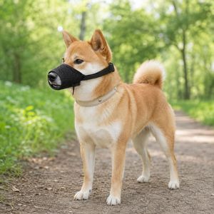 Collier anti-aboiement respirant en maille pour chien, réglable, pour petits, moyens et grands chiens, pour les promenades en extérieur - Product Image 2