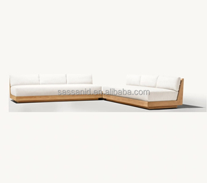 Sassanid moderni mobili da esterno <span class=keywords><strong>di</strong></span> <span class=keywords><strong>lusso</strong></span> Maya Teak modulare personalizzabile divano componibile - Product Image 3