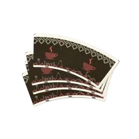 Mesin QIYIN Kecepatan Tinggi Cocok untuk Bahan Baku Kertas Cangkir Kipas Berlapis PE untuk Produksi Cangkir Kertas Sekali Pakai