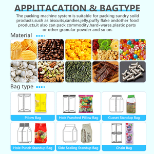 Automatic Ice Cube Bag Filling Packing Baby Foods Candy and Sealing Packaging <b>Machine</b> for Brown Sugar - Product Image 2