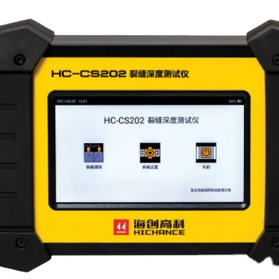 Tester HC-CS202 di rilevamento della profondità della fessura della superficie del calcestruzzo con schermo LCD a ultrasuoni