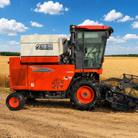 Moissonneuse-batteuse Kubota d'occasion fiable, reconditionnée, en bon état, sur roues, pour la récolte du riz et du blé