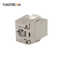 Système de câblage réseau blindé à 180 degrés Jack modulaire sans outil Stp Ftp Cat6 Rj45 connecteur Keystone