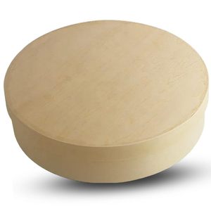 Hộp gỗ tròn Hộp Phô mai gỗ có nắp, cho phô mai và charcuterie, tự nhiên, gỗ, lớn - Product Image 2