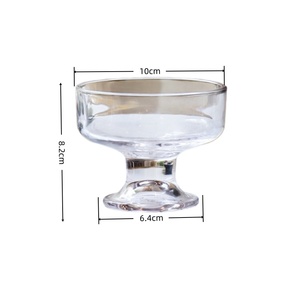 Sáng Tạo Có Thể Tái Sử Dụng Kính Món Tráng Miệng Bát Nắp Chống Rò Rỉ BPA Free Máy Rửa Chén An Toàn Đa Năng Cốc Kem Sundae Dễ Thương Dày - Product Image 3