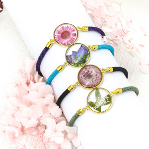 <span class=keywords><strong>Bracelet</strong></span> à fleurs pressées best-seller, réglable, cadeau d'anniversaire <span class=keywords><strong>personnalisé</strong></span> pour <span class=keywords><strong>homme</strong></span> et femme, <span class=keywords><strong>bracelet</strong></span> à fleurs du mois de <span class=keywords><strong>naissance</strong></span> - Product Image 3