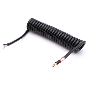 Oem Yitkor Günstiger Preis Hochwertiges 6-adriges elektrisches Feder-Spiral-Spiral draht kabel