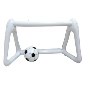 But de football gonflable avec filet 125x45x75cm en PVC, pliable, équipement de sport extérieur pour parents et enfants - Product Image 4