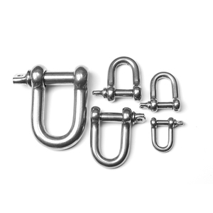 Thép Không Gỉ Hình Dạng D Còng Dưới Cho Chuỗi Wirerope Nâng Cắm Trại Ngoài Trời Survival Rope Vòng Đeo Tay - Product Image 1