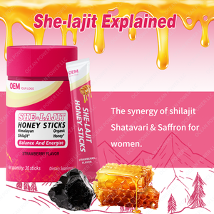 Vente en gros OEM de bâtonnets de miel de Shilajit pur de l'Himalaya pour la santé des hommes et des femmes, bâtonnet de miel de Shilajit avec résine de Shilajit 300 mg - Product Image 5