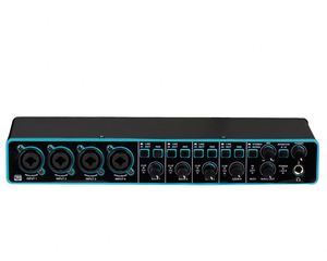 XTUGA <strong>M</strong>-4i4 New Upgrade 4-Channel USB <strong>Audio</strong> <strong>Interface</strong> 24-Bit 192kHz External Portable Metal+ABS for PC/Mobile Phones Guitar - Product Image 2