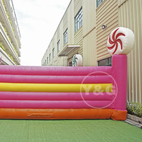 Structures gonflables pas chères Y&G à vendre |   Château gonflable en PVC 2023 |   Structure gonflable rose, design gratuit, certifiée CE