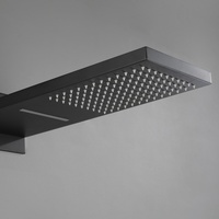 Robinet mitigeur thermostatique mural, eau chaude et froide, noir mat, livraison gratuite