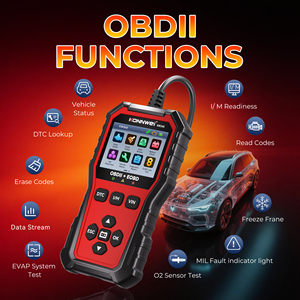 <span class=keywords><strong>Scanner</strong></span> OBD2 KONNWEI KW340 con Aggiornamento Gratuito a Vita, Schermo a Colori da 2,8 Pollici, Strumento Diagnostico e Lettore di Codici - Product Image 2