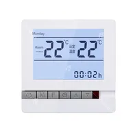 Zigbee vente en gros panneau de Thermostat intelligent LED LCD grand écran affichage numérique température bidirectionnelle systèmes de CVC partie