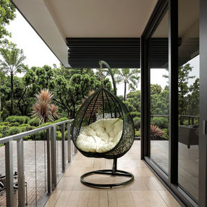 Silla Colgante de Jardín con Forma de <span class=keywords><strong>Huevo</strong></span>, Venta Directa de Fábrica, Muebles de Exterior para Patio, Columpios de Ratán - Product Image 2