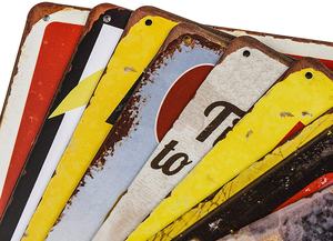 Panneau métallique vintage Texaco Gasoline, logo étoile rouge, produits pétroliers, décoration pour <span class=keywords><strong>garage</strong></span>, man cave, art mural automobile - Product Image 6