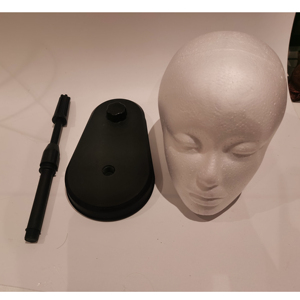 Venta al por mayor entrenamiento DIY soporte realista blanco humano poliestireno peluca maniquíes cabeza para peluca sombreros de exhibición - Product Image 4