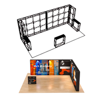 Stand d'exposition promotionnel modulaire LED rétroéclairé SEG pliable et portable pour salon professionnel