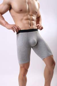 Vente en gros 2021 Nouveau design Hommes 9 "Long Coton doux Boxer <span class=keywords><strong>Slip</strong></span> Sous-vêtements Sous-vêtements personnalisés QUM21047 - Product Image 4