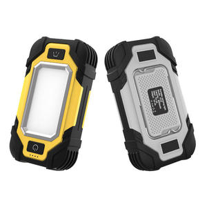 Banque de puissance portable 8000mah avec lampe à LED de camping extérieur IP65 en éclairage de secours certifié ROHS blanc et noir - Product Image 1