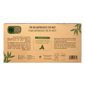 pandoo Toilet <b>paper</b> bamboo 3-ply 200 sheets 8 <b>rolls</b> - Product Image 4