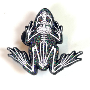 All'ingrosso Design personalizzato ad alta lucidatura spilla glitterata in metallo in lega di zinco - Product Image 2