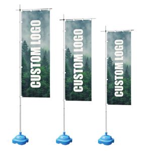 Bandera Japonesa Nobori Personalizada, Resistente al Viento, de Poliéster, para Publicidad Exterior - Product Image 1