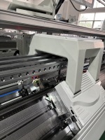 Sistema doble Collar de carro doble Máquina de tejer plana computarizada de 80 pulgadas Alta calidad Buena velocidad