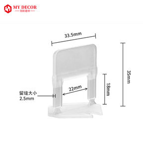 Clips de 2.5mm para Sistema de Nivelación de Azulejos de Cerámica, Paquete Variado, Separadores de Plástico para Fijación de Baldosas - Product Image 6