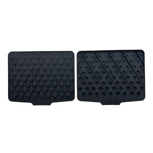 Silicone Heart Pattern Drain <b>Mat</b> Non Slip Waterproof Heat Resistant Kitchen Counter Drainage Pad Tabletop Protection <b>Mat</b> - Product Image 4