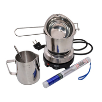 Poêle électrique avec pot à cire d'abeille en acier inoxydable, nouveau, 220V, garantie de 2 ans, GREENVIVE BT33-6