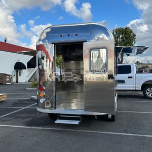 2025 Stainless Steel Truck Hot <b>Dog</b> Deep Fryer Pizza Mini <b>Food</b> Trucks Miami Ice Push <b>Stand</b> Cart Trailer - Product Image 1
