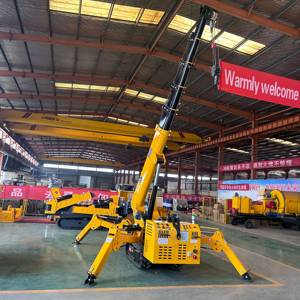 Tonmobile mobil 3 Ton Mini örümcek vinç kaldırma ekipmanları 15 <span class=keywords><strong>M</strong></span> uzaktan kumanda mobil vinç makinesi Fly pergel opsiyonel - Product Image 5