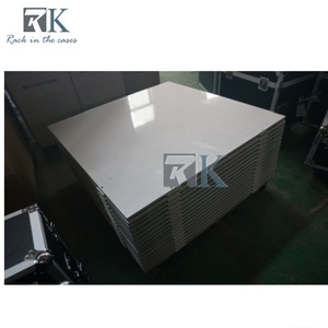 White Dance Floor Portable Dance Flooring Outdoor and Indoor Dance Floor Panels with Aluminum Edges - Product Image 4