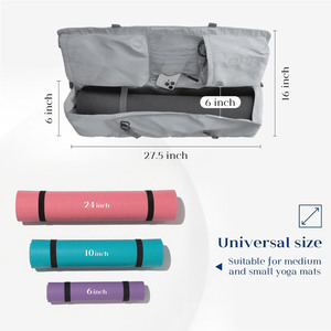 Free sample Sports Yoga Gym <b>Bags</b> for Women with Shoes Compartment Storage Pockets for Yoga Mats Yoga <b>Accessories</b> Large Carry <b>Bag</b> - Product Image 2