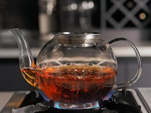 Tetera de Vidrio con Infusor Extraíble de Acero Inoxidable, Tetera de Borosilicato de 35oz/1000ml, Juego de Regalo para Preparar Té para <span class=keywords><strong>Mujeres</strong></span> - Product Image 5