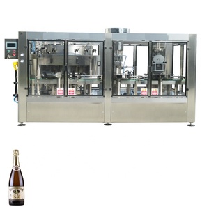 Máquina de llenado de botellas vacías de champán, máquina de embotellado de vino espumoso - Product Image 4