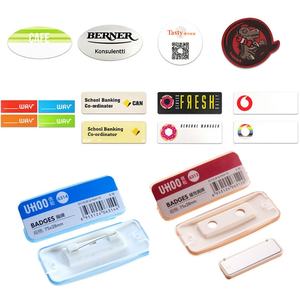Badges nominatifs en acrylique personnalisés avec aimant, badges bancaires, badges d'entreprise avec logo, badges de travail, badges nominatifs pour uniformes d'étudiants, badges de poitrine - Product Image 3
