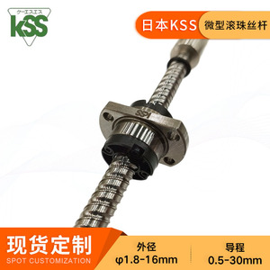 Tornillo de Bolas en Miniatura KSS SSRT0601 de Acero Inoxidable, Tipo Escalonado, Alta Precisión - Product Image 2