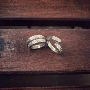 Nuevo anillo grabado fino estilo Hip Hop anillo americano Retro indio caqui no GOROS North Works joyería - Product Image 1